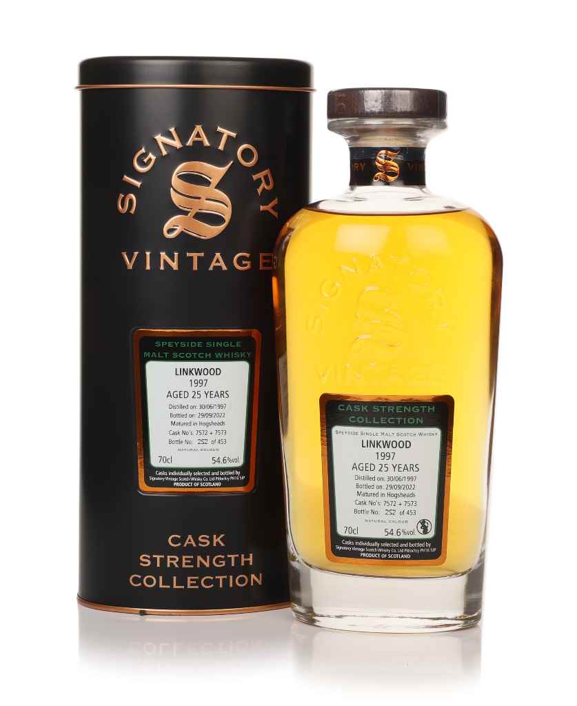 Linkwood 25 Year Old 1997 (casks 7572 & 7573) - Cask Strength Collection (Signatory) 70cl product image