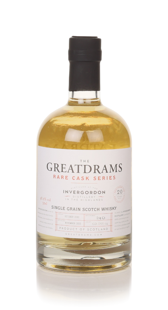 Invergordon 20 Year Old 2002 - Rare Cask Series (GreatDrams) 50cl product image