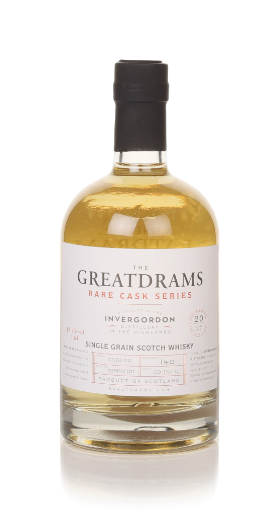 Invergordon 20 Year Old 2002 - Rare Cask Series (GreatDrams) 50cl product image