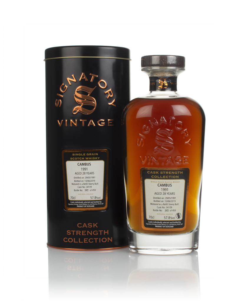 Cambus 28 Year Old 1991 (cask 34109) - Cask Strength Collection (Signatory) 70cl product image