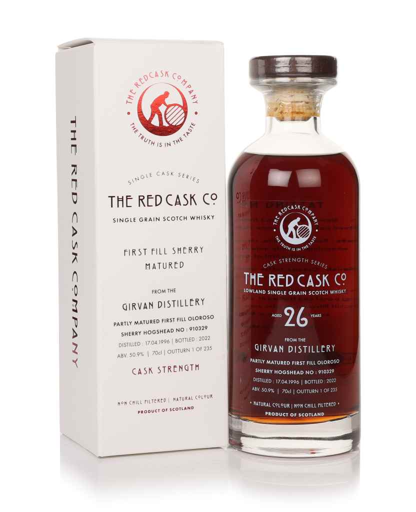 Girvan 26 Year Old 1996 (cask 910329) - Single Cask Series (The Red Cask Company) 70cl product image