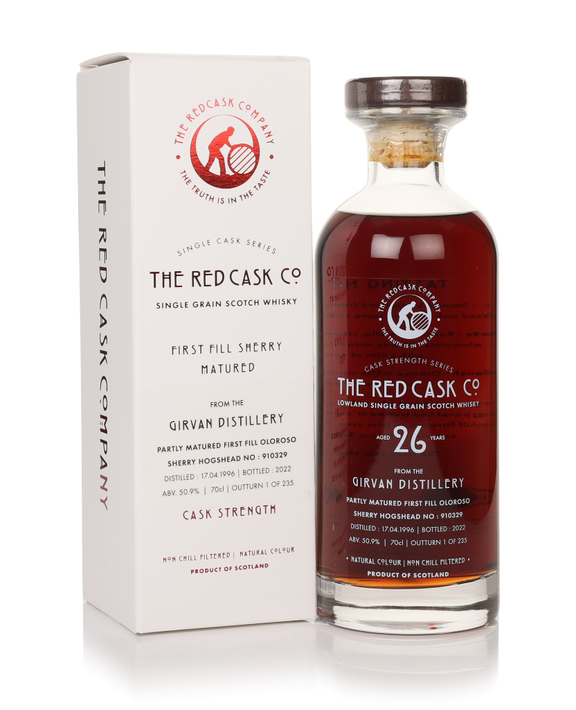 Girvan 26 Year Old 1996 (cask 910329) - Single Cask Series (The Red Cask Company) 70cl product image