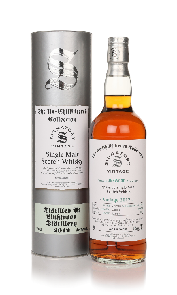 Linkwood 10 Year Old 2012 (casks 201 & 203) - Un-Chilfiltered Collection (Signatory) 70cl product image
