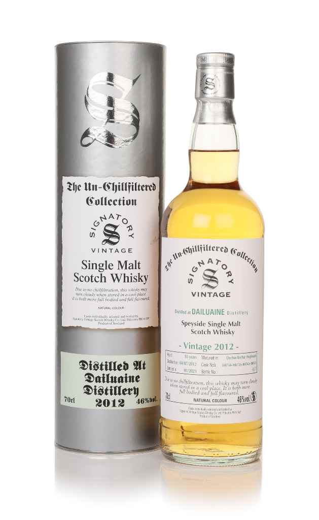 Dailuaine 10 Year Old 2012 (casks 308754 & 308758 & 308762 & 308763) - Un-Chilfiltered Collection (Signatory) 70cl product image