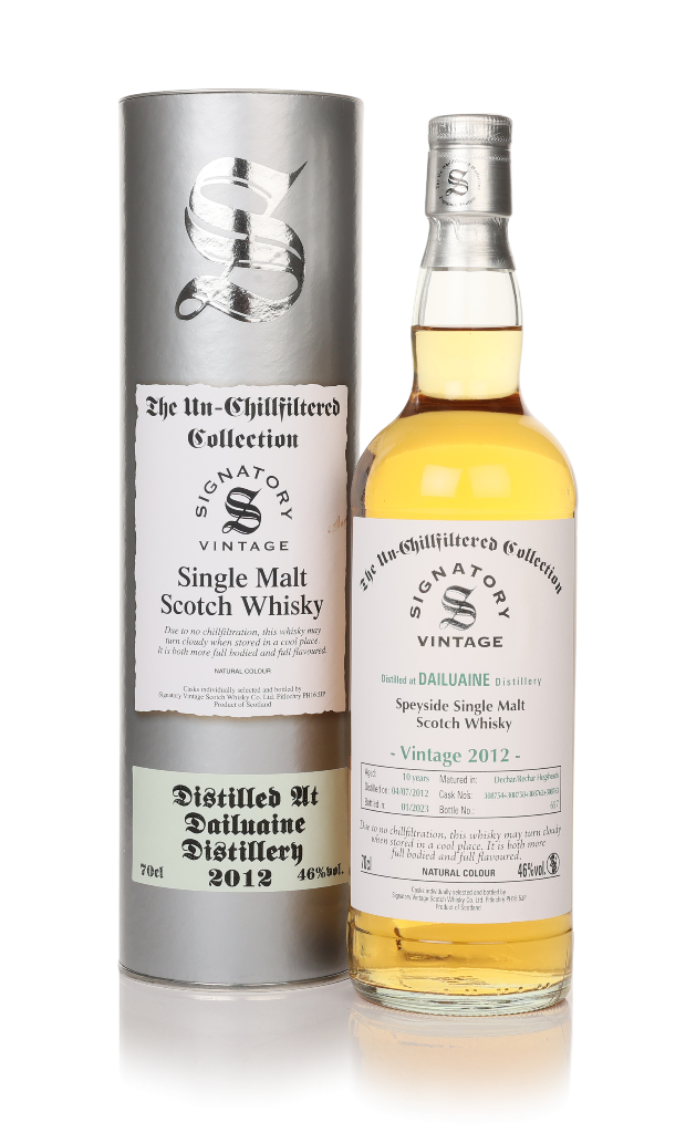 Dailuaine 10 Year Old 2012 (casks 308754 & 308758 & 308762 & 308763) - Un-Chilfiltered Collection (Signatory) 70cl product image