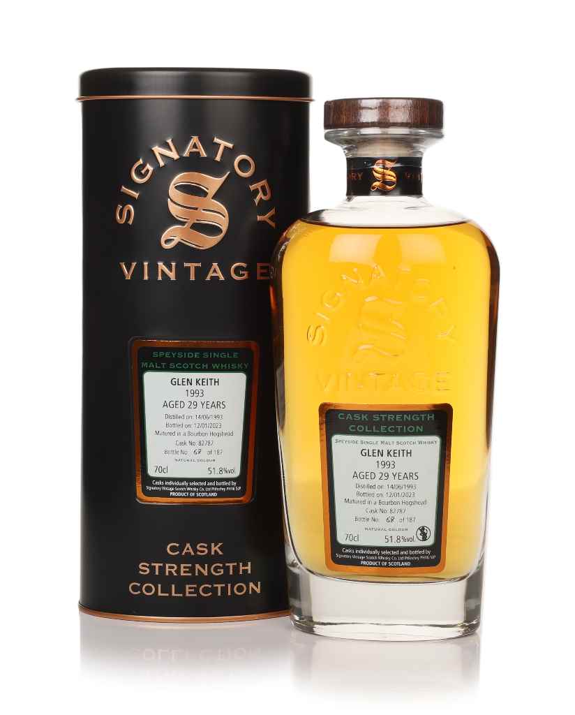 Glen Keith 29 Year Old 1993 (cask 82787) - Cask Strength Collection (Signatory) 70cl product image