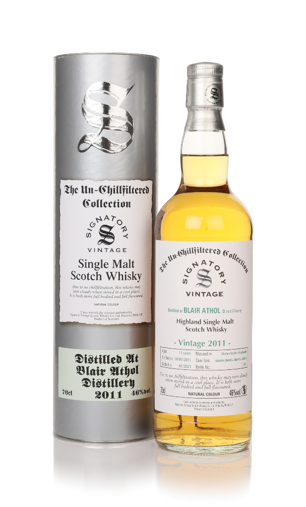 Blair Athol 11 Year Old 2011 (casks 306899 & 306905 & 306911 & 306913) - Un-Chilfiltered Collection (Signatory) 70cl product image