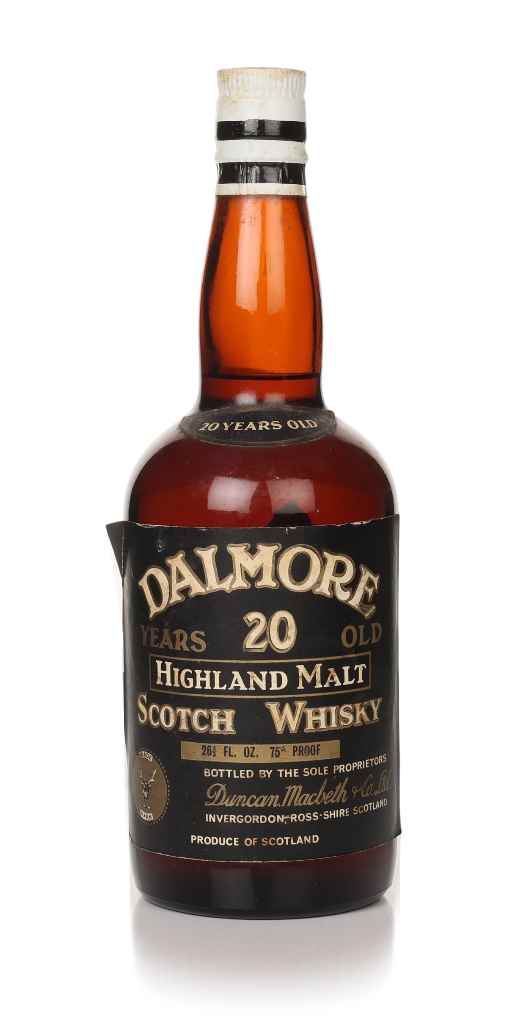 Dalmore 20 Year Old (Duncan Macbeth) - 1960s 75cl product image