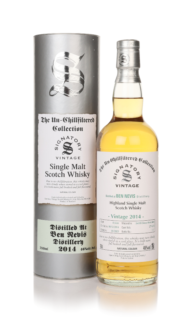 Ben Nevis 8 Year Old 2014 (casks 277 & 278) - Un-Chilfiltered Collection (Signatory) 70cl product image