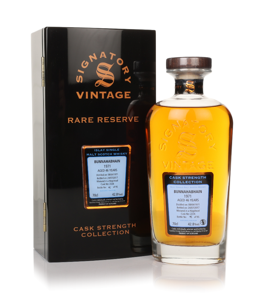 Bunnahabhain 46 Year Old 1971 (cask 2226) - Cask Strength Collection Rare Reserve (Signatory) 70cl product image