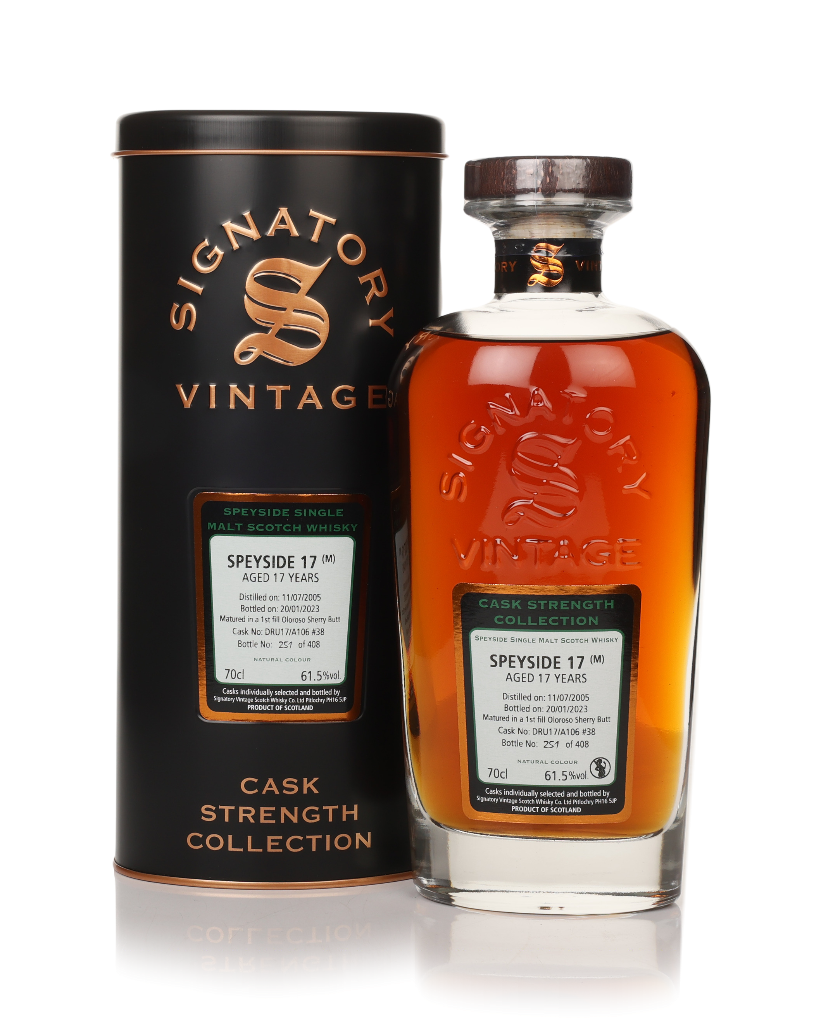 Secret Speyside 17 Year Old 2005 (cask #38) - Cask Strength Collection (Signatory) 70cl product image