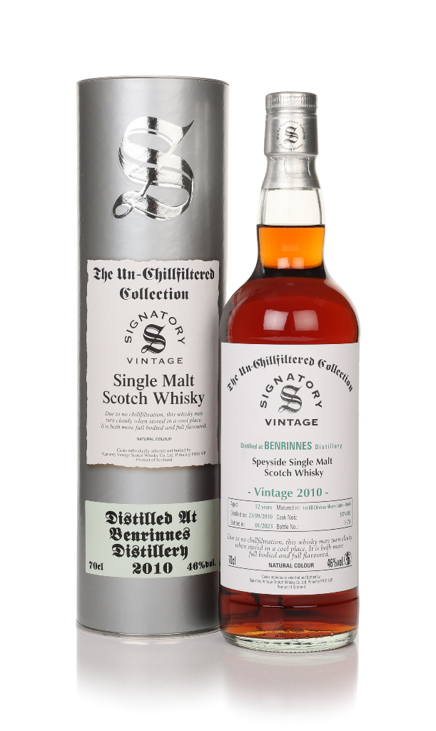 Benrinnes 12 Year Old 2010 (casks 107 & 110) - Un-Chilfiltered Collection (Signatory) 70cl product image