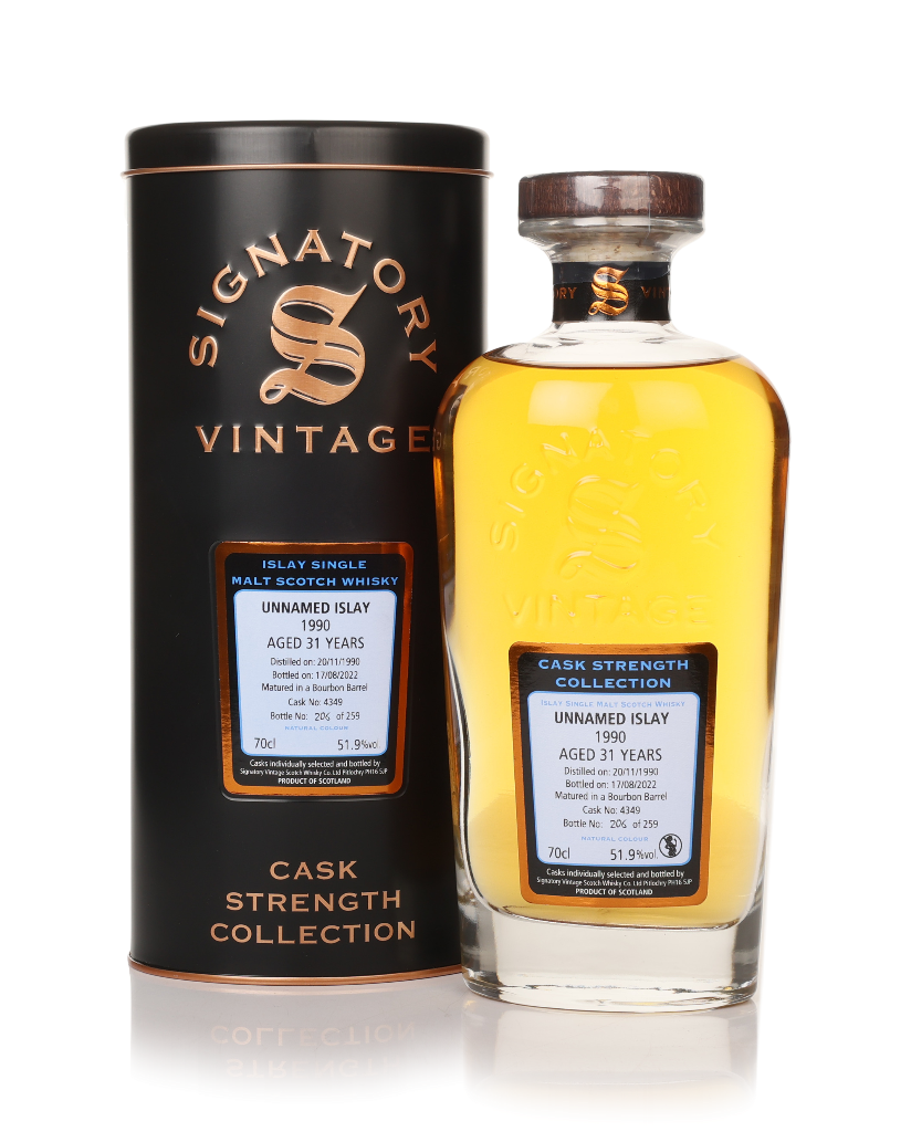Unnamed Islay 31 Year Old 1990 (cask 4349) - Cask Strength Collection (Signatory) 70cl product image