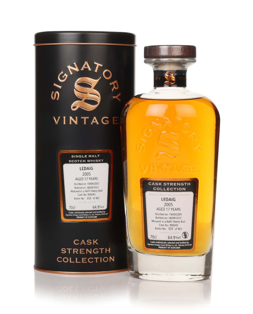 Ledaig 17 Year Old 2005 (cask 900043) - Cask Strength Collection (Signatory) 70cl product image