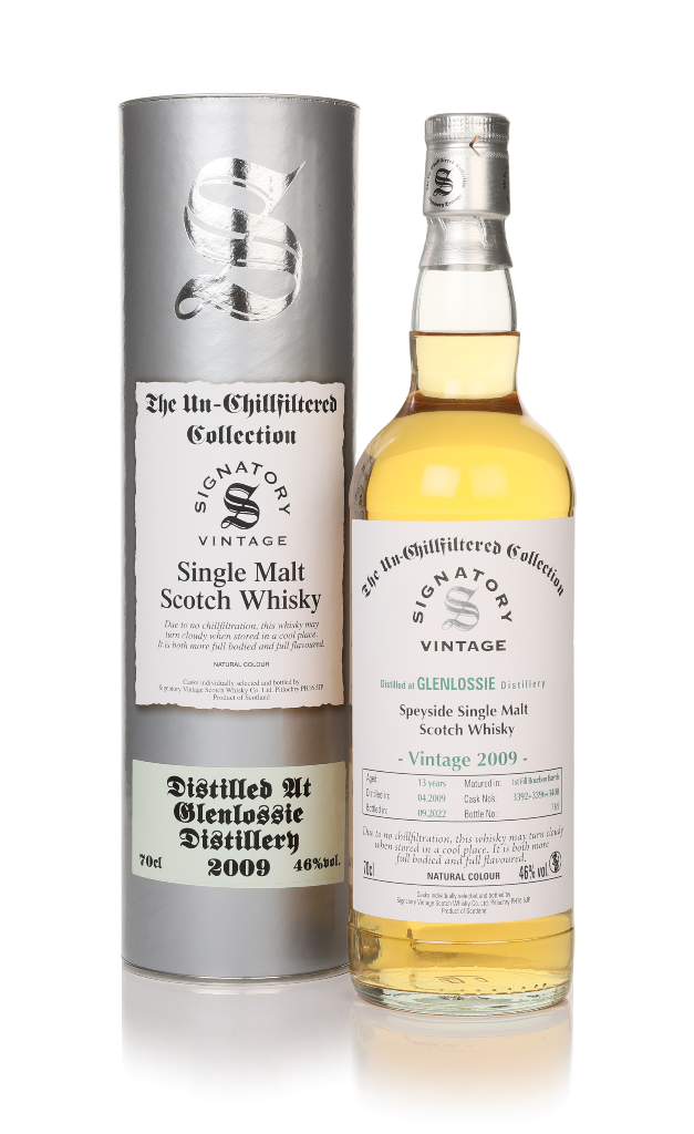 Glenlossie 13 Year Old 2009 (casks 3392, 3396 & 3400) - Un-Chillfiltered Collection (Signatory) 70cl product image