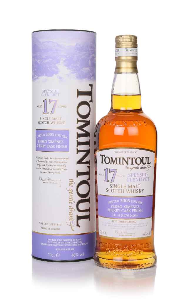 Tomintoul 17 Year Old 2005 Pedro Ximénez Sherry Cask Finish 70cl product image