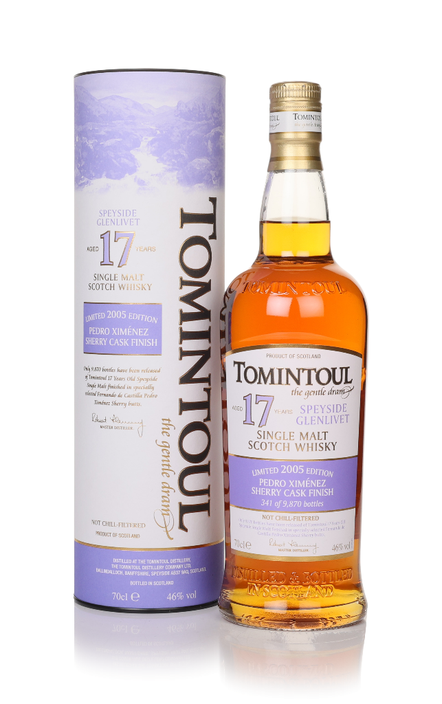 Tomintoul 17 Year Old 2005 Pedro Ximénez Sherry Cask Finish 70cl product image