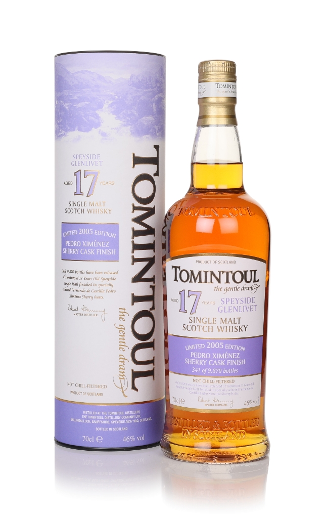 Tomintoul 17 Year Old 2005 Pedro Ximénez Sherry Cask Finish 70cl product image