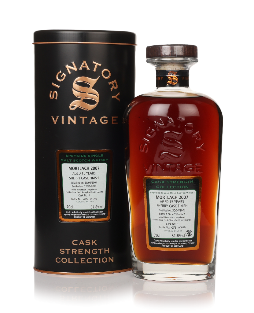 Mortlach 15 Year Old 2007 (cask 8) - Cask Strength Collection (Signatory) 70cl product image