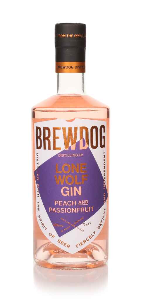 LoneWolf Peach and Passionfruit Gin 70cl product image
