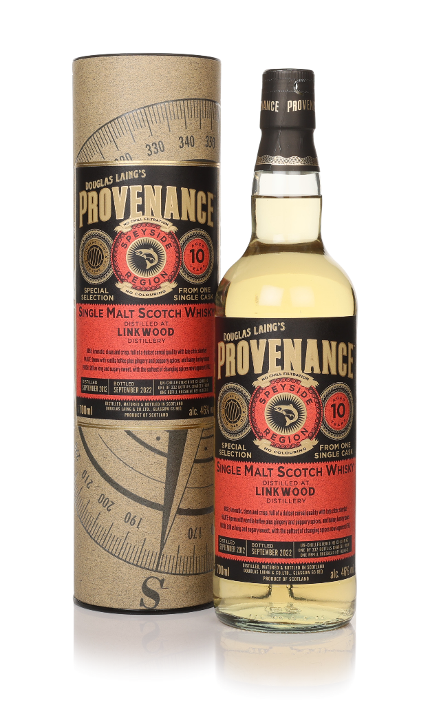 Linkwood 10 Year Old 2012 (cask 16340) - Provenance (Douglas Laing) 70cl product image