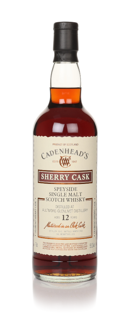 Aultmore-Glenlivet 12 Year Old 2010 Sherry Cask (WM Cadenhead) 70cl product image