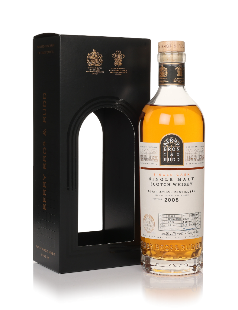 Blair Athol 2008 (bottled 2022) (cask 11086) - Berry Bros. & Rudd 70cl product image