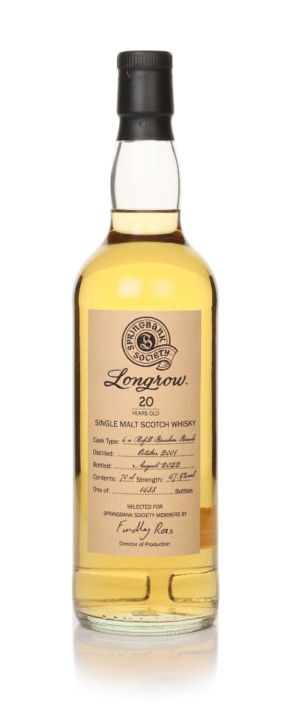 Longrow 20 Year Old 2001 - Springbank Society 70cl product image