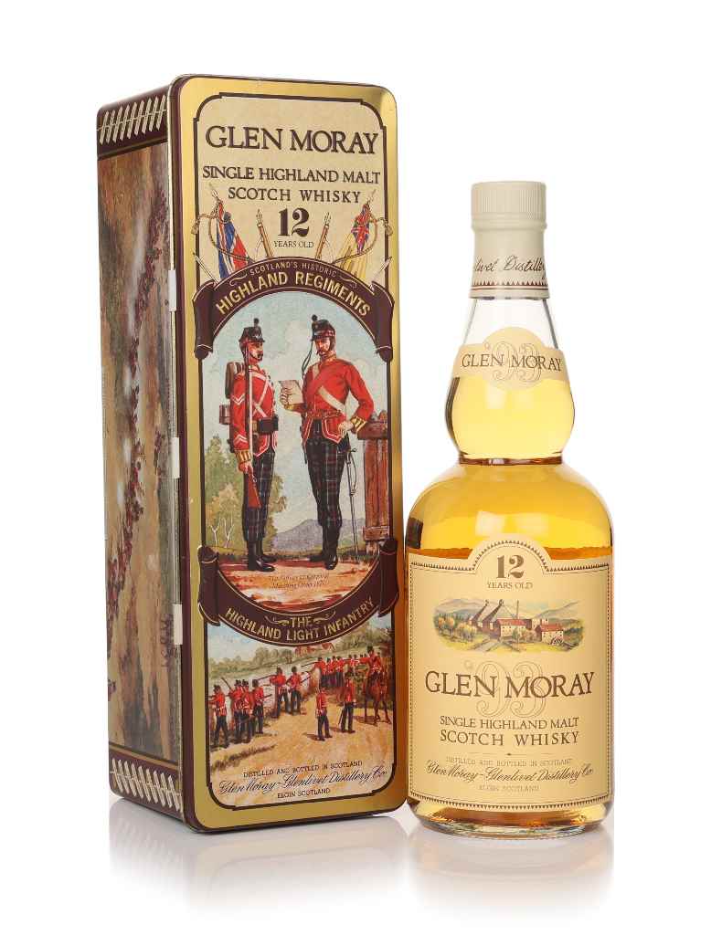 Glen Moray 12 Year Old - Highland Regiments The Highland Light Infantry - 1980s 70cl product image