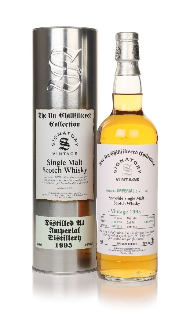 Imperial 19 Year Old 1995 (casks 50181 & 50182) - Un-Chillfiltered Collection (Signatory) 70cl product image