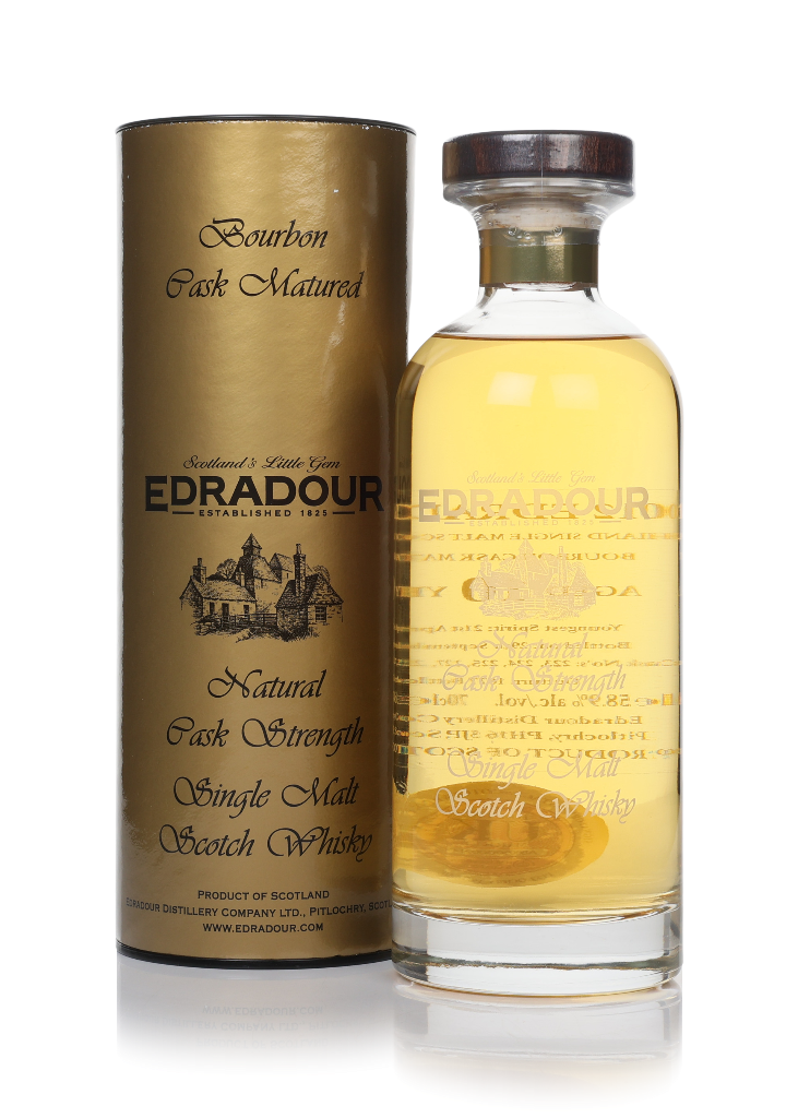 Edradour 10 Year Old 2012 Bourbon Cask Matured Natural Cask Strength - Ibisco Decanter 70cl product image