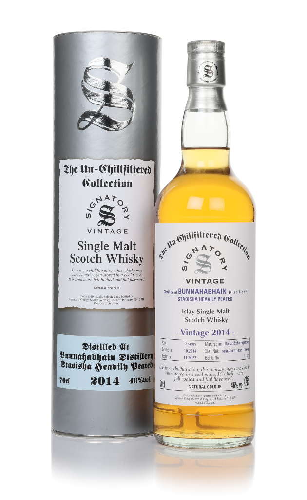 Staoisha 8 Year Old 2014 (casks 10689, 10691, 10692 & 10694) - Un-Chillfiltered Collection (Signatory) 70cl product image