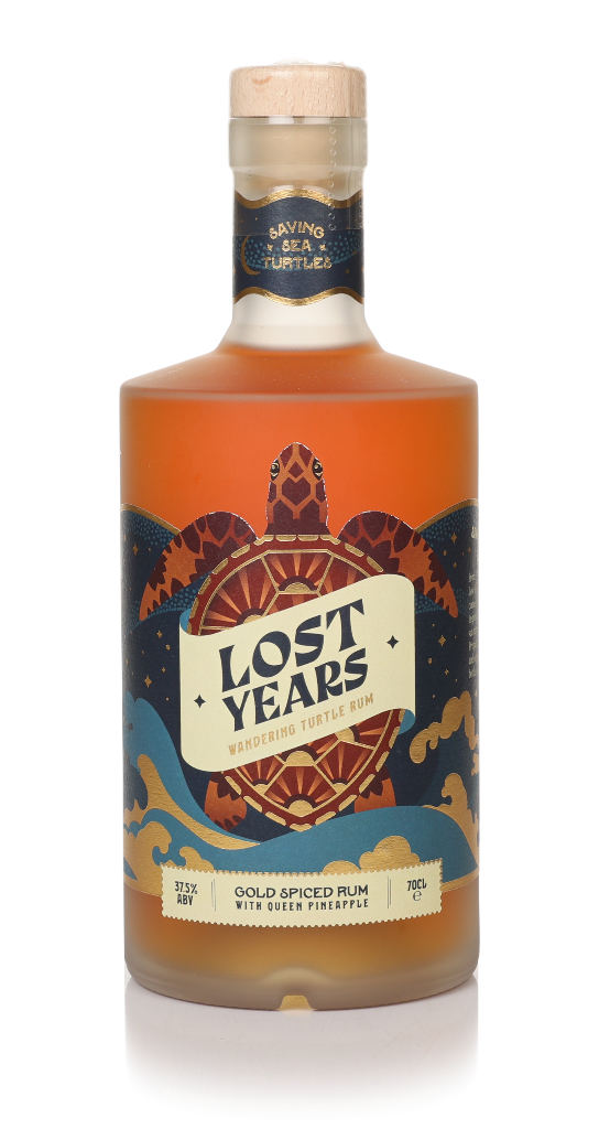 Lost Years Wandering Turtle Gold Spiced Rum with Queen Pineapple 70cl product image