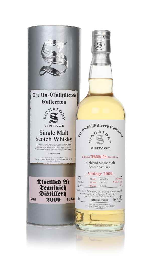 Teaninich 12 Year Old 2009 (casks 717628 & 717632) - Un-Chillfiltered Collection (Signatory) 70cl product image