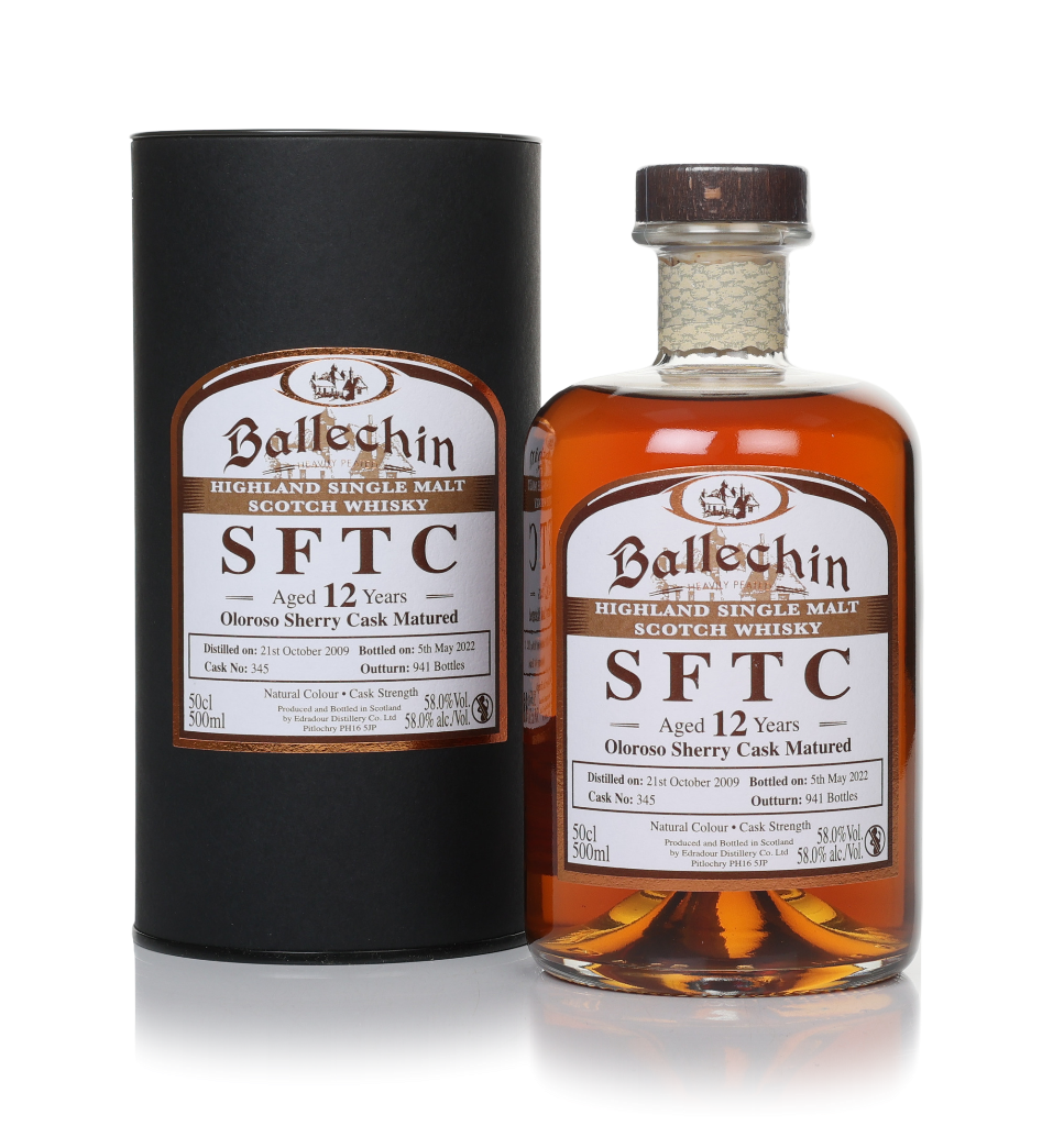 Ballechin 12 Year Old 2009 (cask 345) - Straight From The Cask 50cl product image