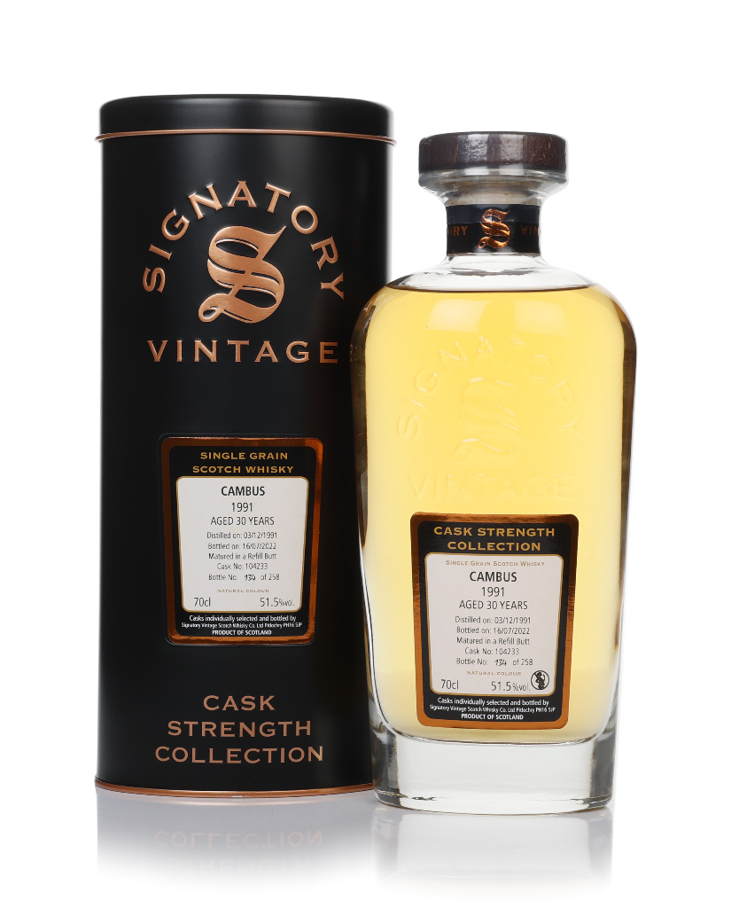 Cambus 30 Year Old 1991 (cask 104233) - Cask Strength Collection (Signatory) 70cl product image