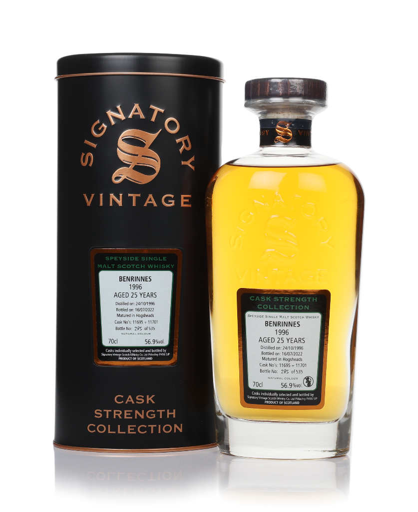 Benrinnes 25 Year Old 1996 (cask 11695 & 11701) - Cask Strength Collection (Signatory) 70cl product image