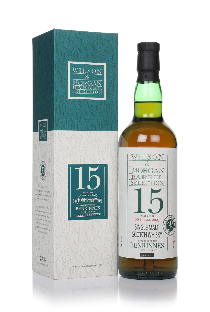 Benrinnes 15 Year Old 2007 30th Anniversary - Wilson & Morgan 70cl product image