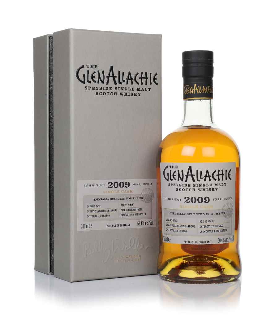 GlenAllachie 13 Year Old 2009 (cask 3712) - Sauternes Barrique 70cl product image