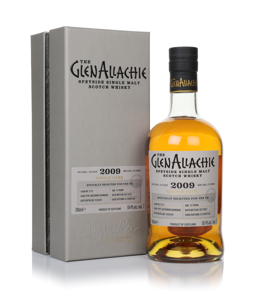 GlenAllachie 13 Year Old 2009 (cask 3712) - Sauternes Barrique 70cl product image