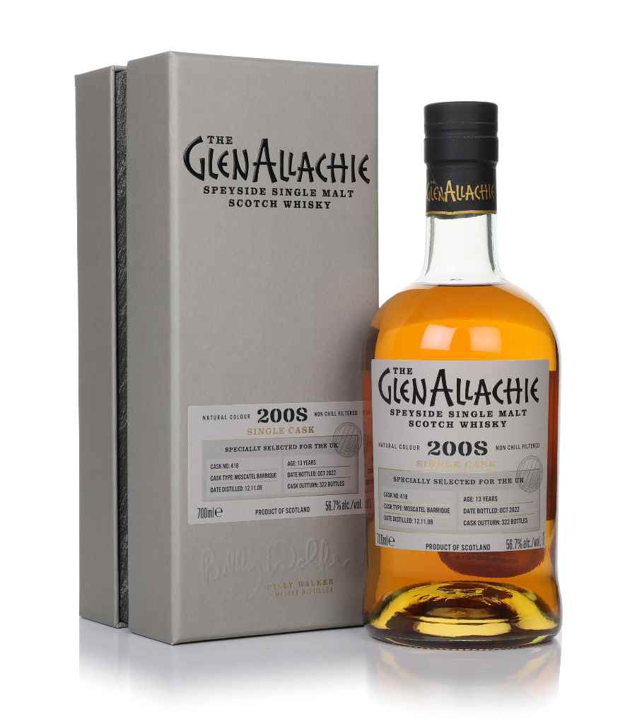 GlenAllachie 13 Year Old 2008 (cask 418) - Moscatel Barrique 70cl product image