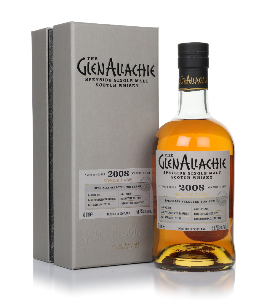 GlenAllachie 13 Year Old 2008 (cask 418) - Moscatel Barrique 70cl product image