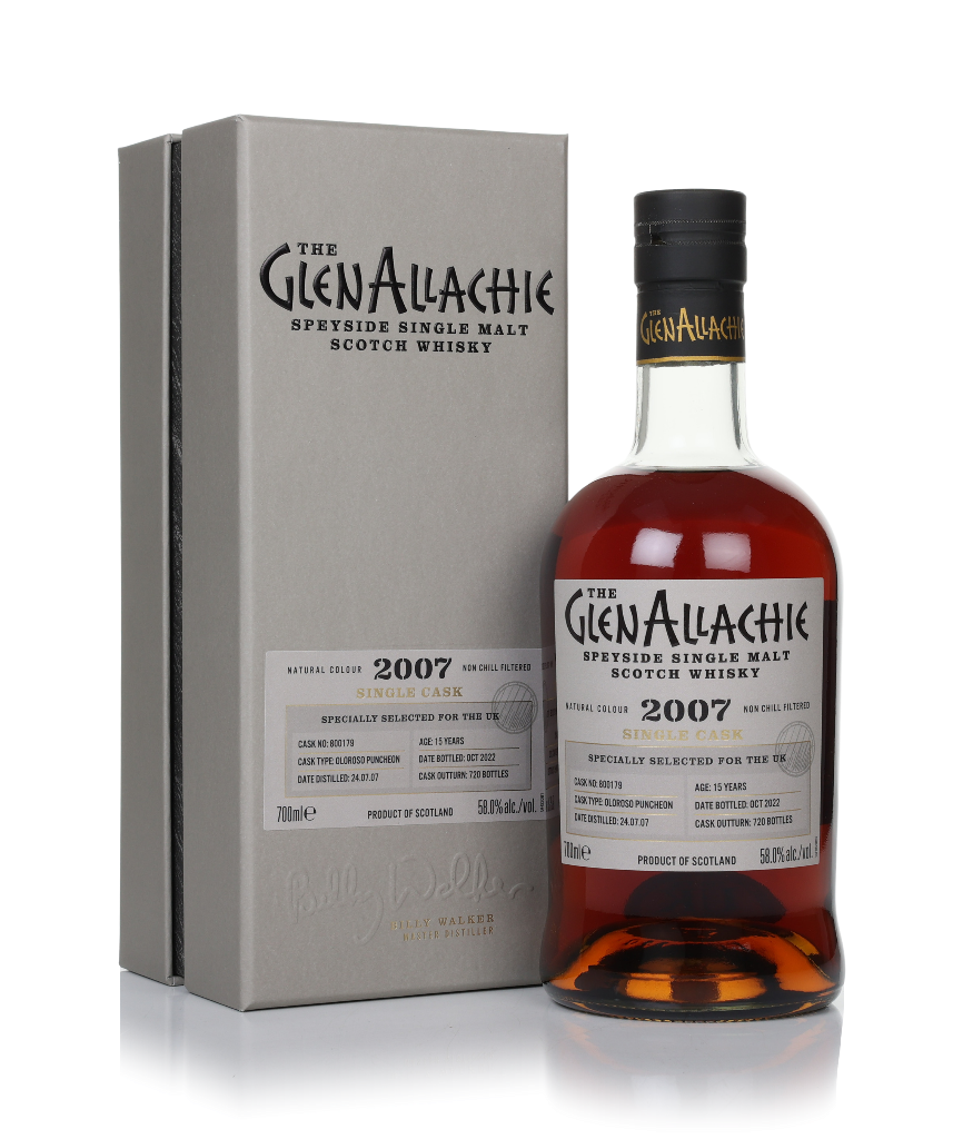 GlenAllachie 15 Year Old 2007 (cask 800179) - Oloroso Puncheon 70cl product image