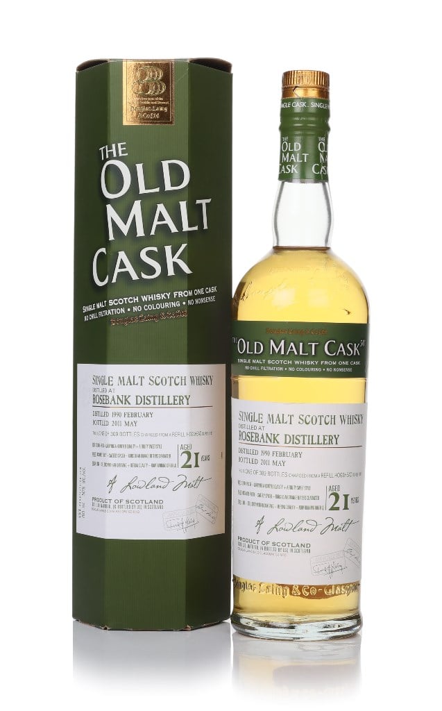 Rosebank 21 Year Old 1990 (cask 7181) - Old Malt Cask (Douglas Laing) 70cl product image