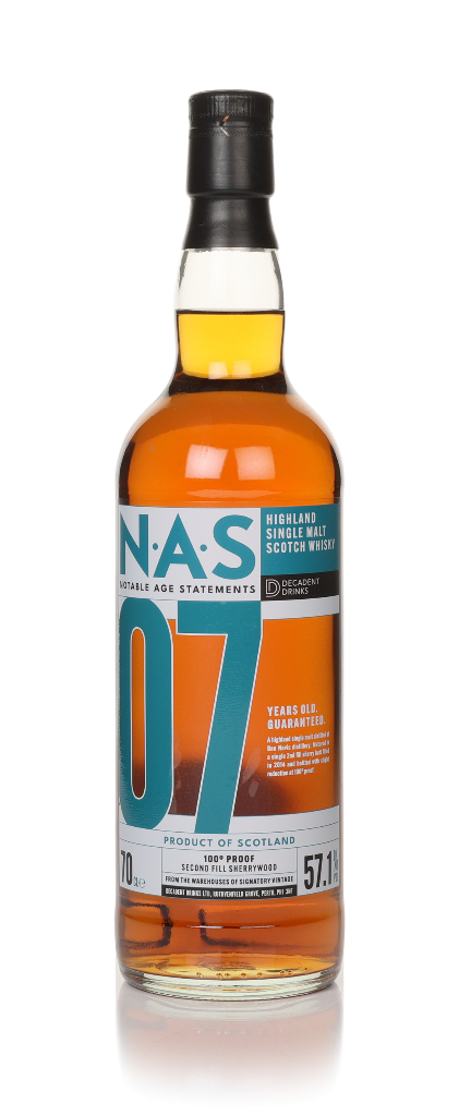 Ben Nevis 7 Year Old 2014 - Notable Age Statements (Decadent Drinks) 70cl product image