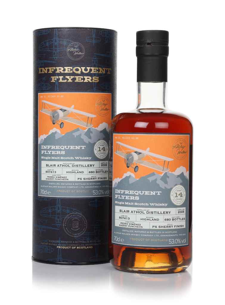 Blair Athol 14 Year Old 2008 (cask 807413) - Infrequent Flyers (Alistair Walker) 70cl product image