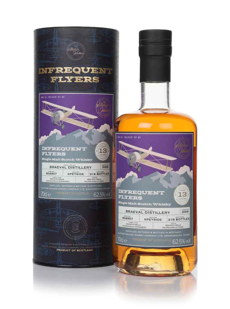 Braeval 13 Year Old 2009 (cask 804907) - Infrequent Flyers (Alistair Walker) 70cl product image