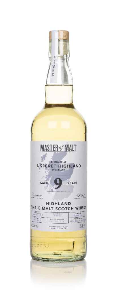 Secret Highland 9 Year Old 2010 (Master of Malt) 70cl product image