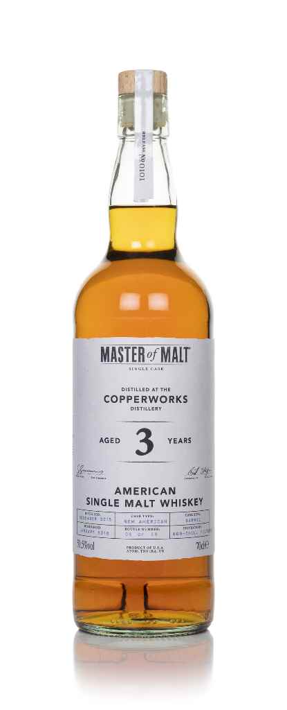 Copperworks 3 Year Old 2015 Single Cask (Master of Malt) 70cl product image