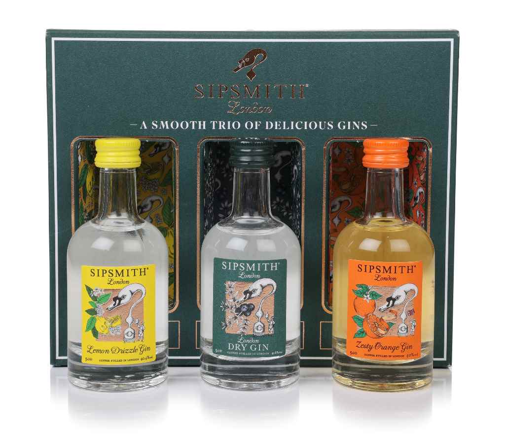 Sipsmith Triple Mini Gin Gift Set (3 x 5cl) 15cl product image
